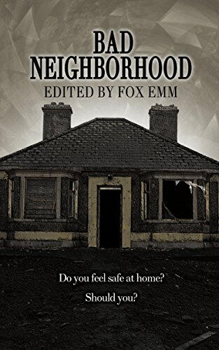 A picture of the book cover is shown, featuring a creepy house, one of the windows a black hole, as is the doorway.